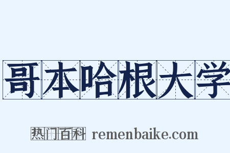 哥本哈根大学是什么意思的图片